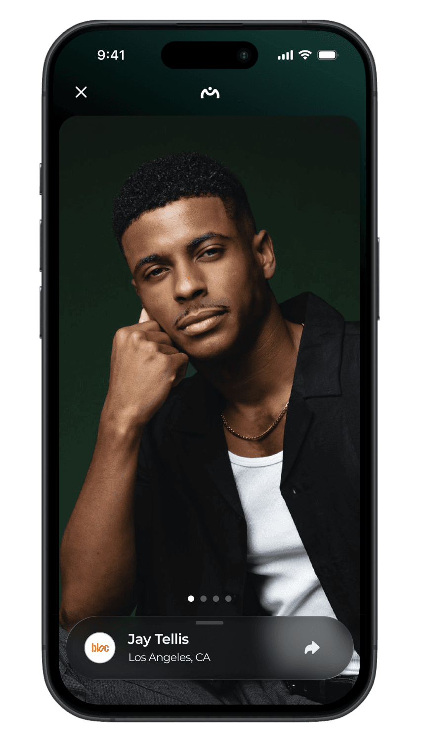 Three app screens previewing the private beta experience.